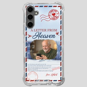 Grandpa “A Letter From Heaven” Phone Case – Custom Memorial Keepsake - 89Prints
