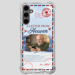 Grandpa “A Letter From Heaven” Phone Case – Custom Memorial Keepsake - 89Prints