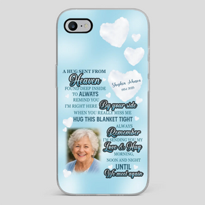 “A Hug Sent From Heaven” Grandma Memorial Case – Forever Loved, Never Forgotten - 89Prints