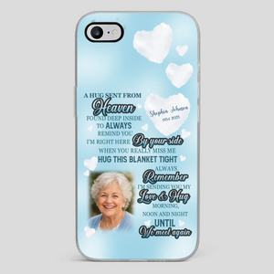 “A Hug Sent From Heaven” Grandma Memorial Case – Forever Loved, Never Forgotten - 89Prints
