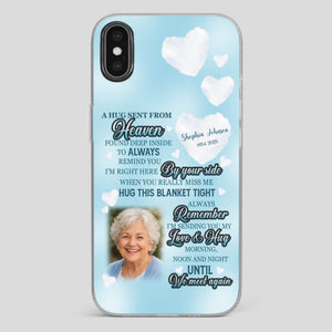 “A Hug Sent From Heaven” Grandma Memorial Case – Forever Loved, Never Forgotten - 89Prints