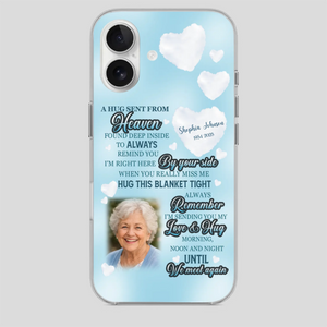 “A Hug Sent From Heaven” Grandma Memorial Case – Forever Loved, Never Forgotten - 89Prints