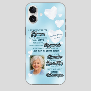 “A Hug Sent From Heaven” Grandma Memorial Case – Forever Loved, Never Forgotten - 89Prints