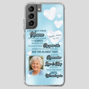 “A Hug Sent From Heaven” Grandma Memorial Case – Forever Loved, Never Forgotten - 89Prints
