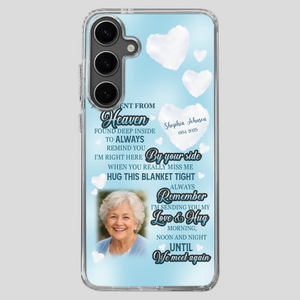 “A Hug Sent From Heaven” Grandma Memorial Case – Forever Loved, Never Forgotten - 89Prints
