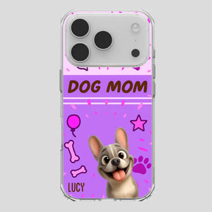 Customized French Bulldog Phone Case – Cute Purple Dog Mom Mobile Cover