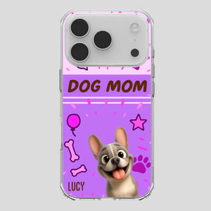 Customized French Bulldog Phone Case – Cute Purple Dog Mom Mobile Cover