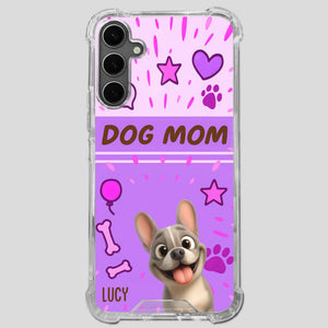 Customized French Bulldog Phone Case – Cute Purple Dog Mom Mobile Cover