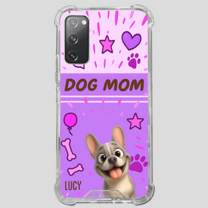 Customized French Bulldog Phone Case – Cute Purple Dog Mom Mobile Cover