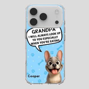 Customized French Bulldog Phone Case – Cute Light Blue Dog Lover Gift