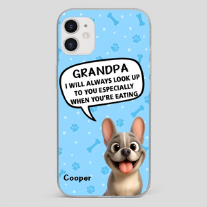 Customized French Bulldog Phone Case – Cute Light Blue Dog Lover Gift