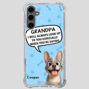 Customized French Bulldog Phone Case – Cute Light Blue Dog Lover Gift