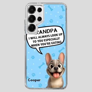 Customized French Bulldog Phone Case – Cute Light Blue Dog Lover Gift
