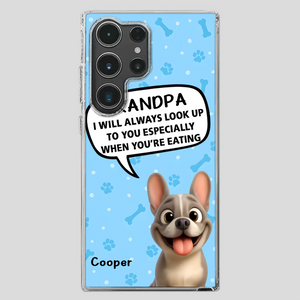 Customized French Bulldog Phone Case – Cute Light Blue Dog Lover Gift
