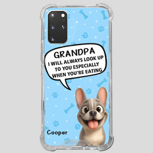 Customized French Bulldog Phone Case – Cute Light Blue Dog Lover Gift
