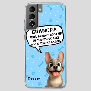 Customized French Bulldog Phone Case – Cute Light Blue Dog Lover Gift