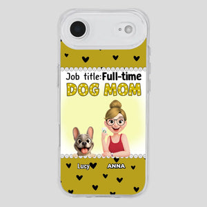 Customized French Bulldog Phone Case – Full-time Dog Mom Gift