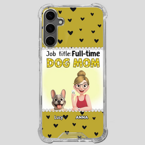 Customized French Bulldog Phone Case – Full-time Dog Mom Gift