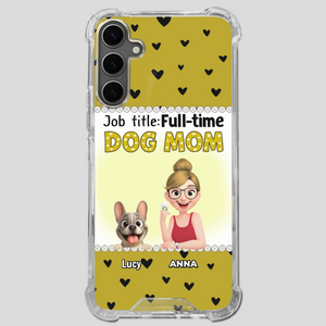 Customized French Bulldog Phone Case – Full-time Dog Mom Gift