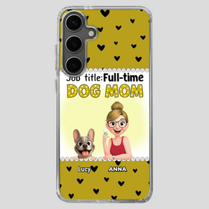 Customized French Bulldog Phone Case – Full-time Dog Mom Gift