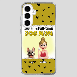 Customized French Bulldog Phone Case – Full-time Dog Mom Gift