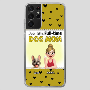 Customized French Bulldog Phone Case – Full-time Dog Mom Gift