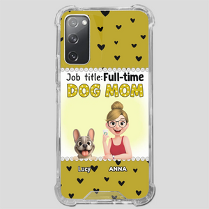 Customized French Bulldog Phone Case – Full-time Dog Mom Gift
