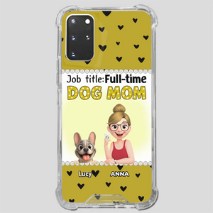 Customized French Bulldog Phone Case – Full-time Dog Mom Gift