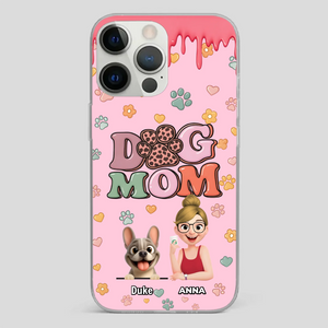 Customized Frenchie Phone Case – Cute Pattern Dog Lover Gift