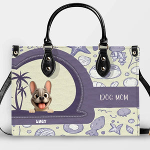 Personalized French Bulldog Handbag – Vintage Custom Name Dog Mom Gift Bag