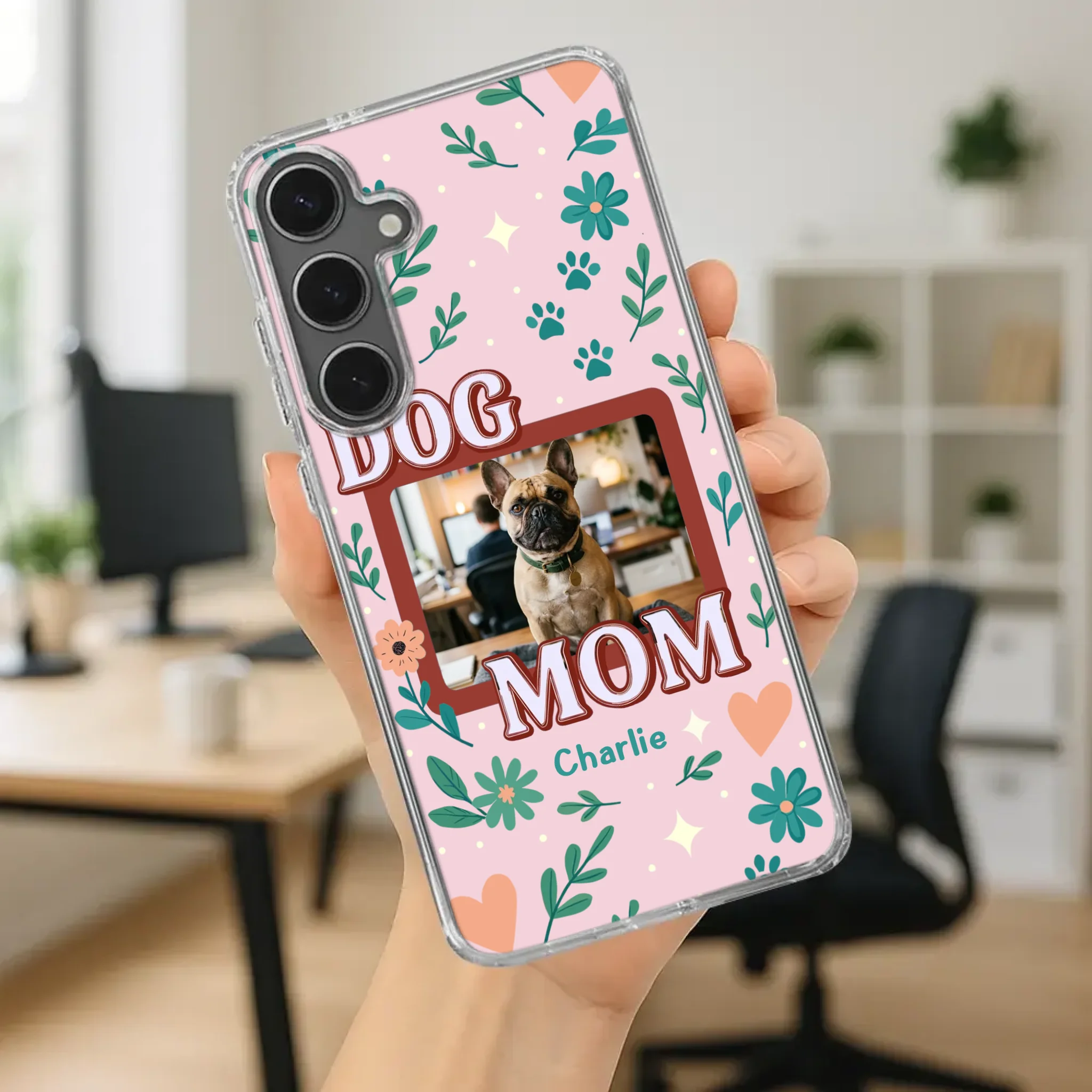 Personalized French Bulldog Phone Case – Dog Mom Cover Gift