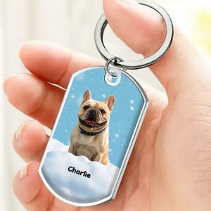 Personalized French Bulldog Keychain – The Moment Your Heart Stopped, Mine Changed Forever
