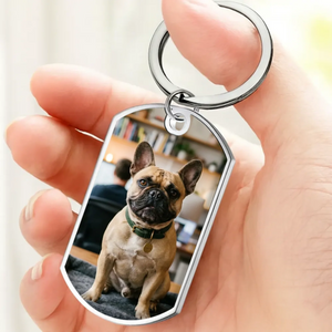 Personalized French Bulldog Keychain – You're Gone But Not Forgotten