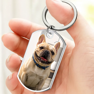 Keychain for French Bulldog Memorial – Personalized Dog Remembrance Gift