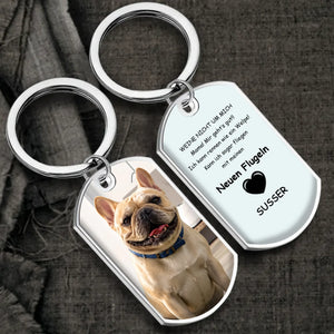 Keychain for French Bulldog Memorial – Personalized Dog Remembrance Gift