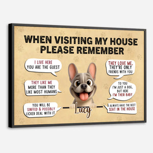 Poster Personalized for French Bulldog Lovers – Room Art Wall Posters