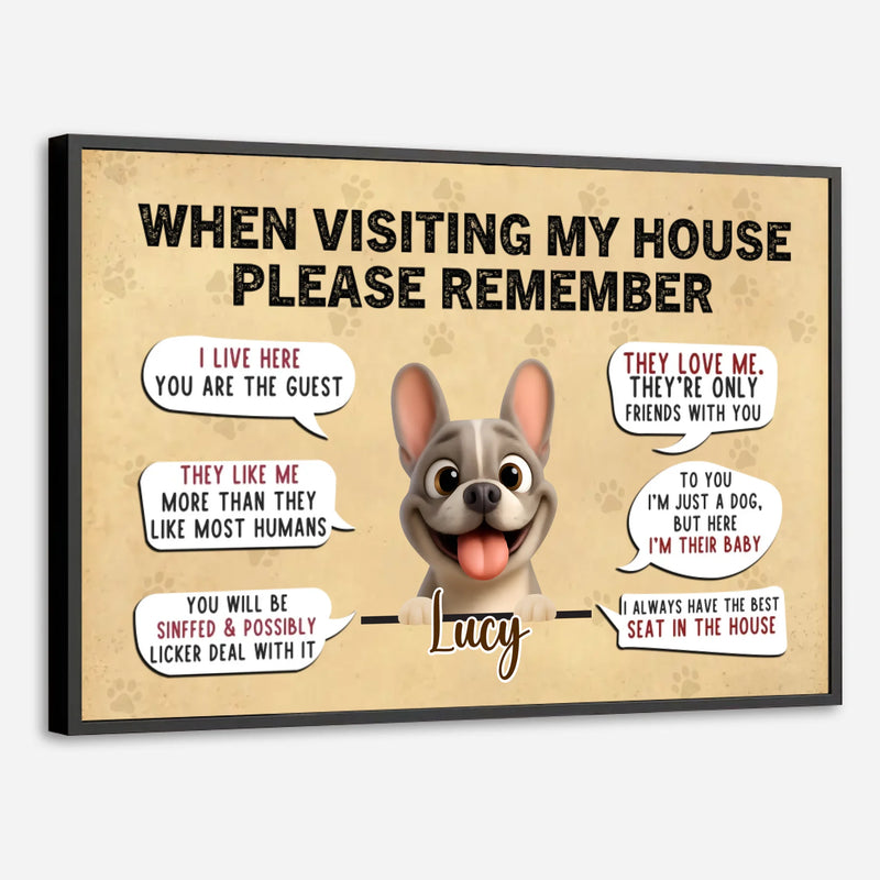 Poster Personalized for French Bulldog Lovers – Room Art Wall Posters