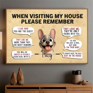 Poster Personalized for French Bulldog Lovers – Room Art Wall Posters
