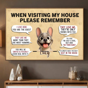 Poster Personalized for French Bulldog Lovers – Room Art Wall Posters