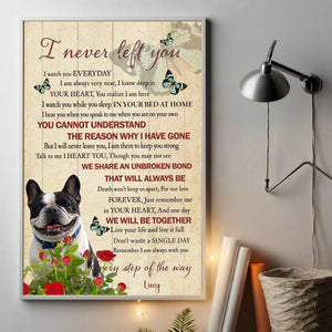 Custom French Bulldog Vintage Posters - I Never Left You Gift