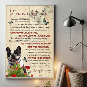 Custom French Bulldog Vintage Posters - I Never Left You Gift