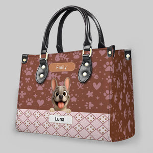 Customized Frenchie Handbag – Cute Dog Portrait Purse For Dog Mom