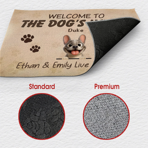 Doormat with Personalized French Bulldog – Welcome To The Dog's House