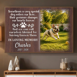 Customized French Bulldog Poster – In Loving Memory Dog Wall Art For Dog Lovers