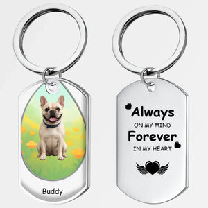 Personalized French Bulldog Keychain – Always On My Mind Gift For Dog Lovers