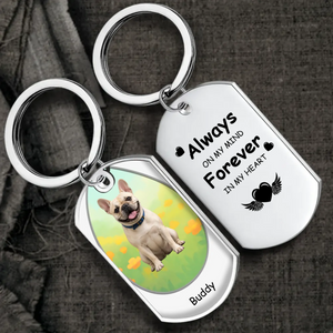Personalized French Bulldog Keychain – Always On My Mind Gift For Dog Lovers