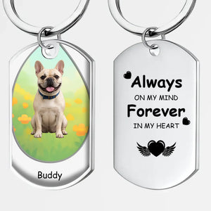 Personalized French Bulldog Keychain – Always On My Mind Gift For Dog Lovers