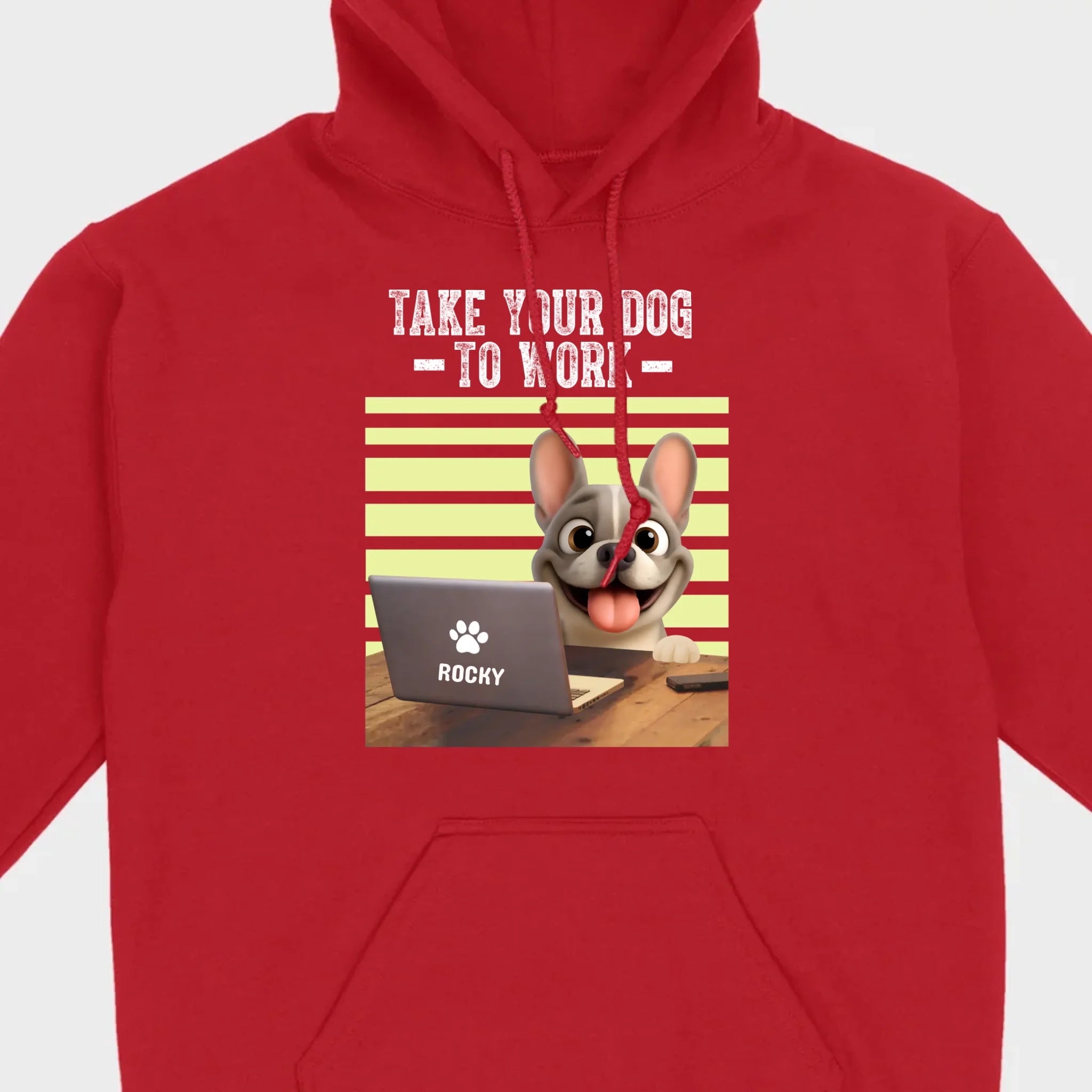 Custom French Bulldog T-shirt – Take Your Dog To Work Humorous Gift For Dog Lovers