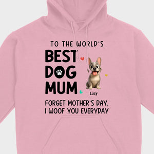 Personalized French Bulldog T-shirts – Best Dog Mum Everyday Woof Gift