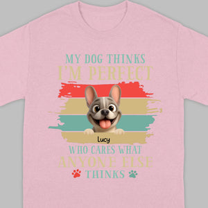 Personalized Hoodie with French Bulldog – My Dogs Think I'm Perfect Gift